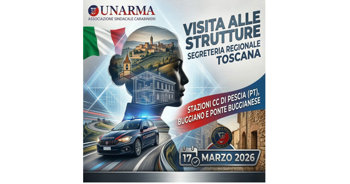 Pistoiese: visite istituzionali UNARMA nelle Stazioni dei Carabinieri