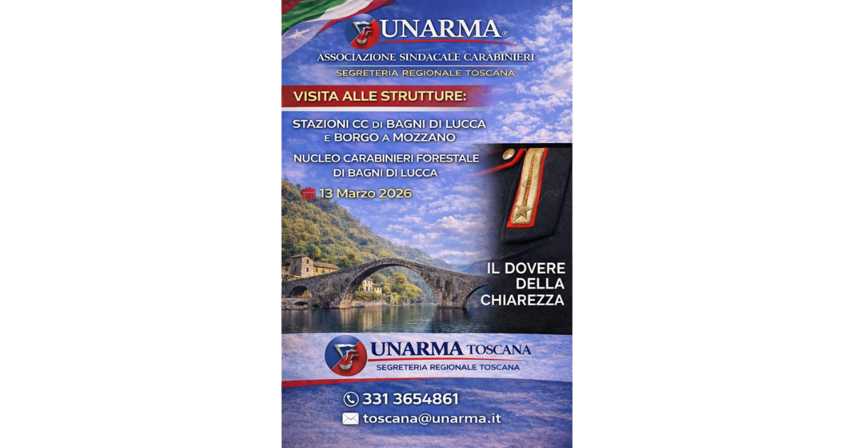 Garfagnana: visite istituzionali UNARMA nelle Stazioni dei Carabinieri