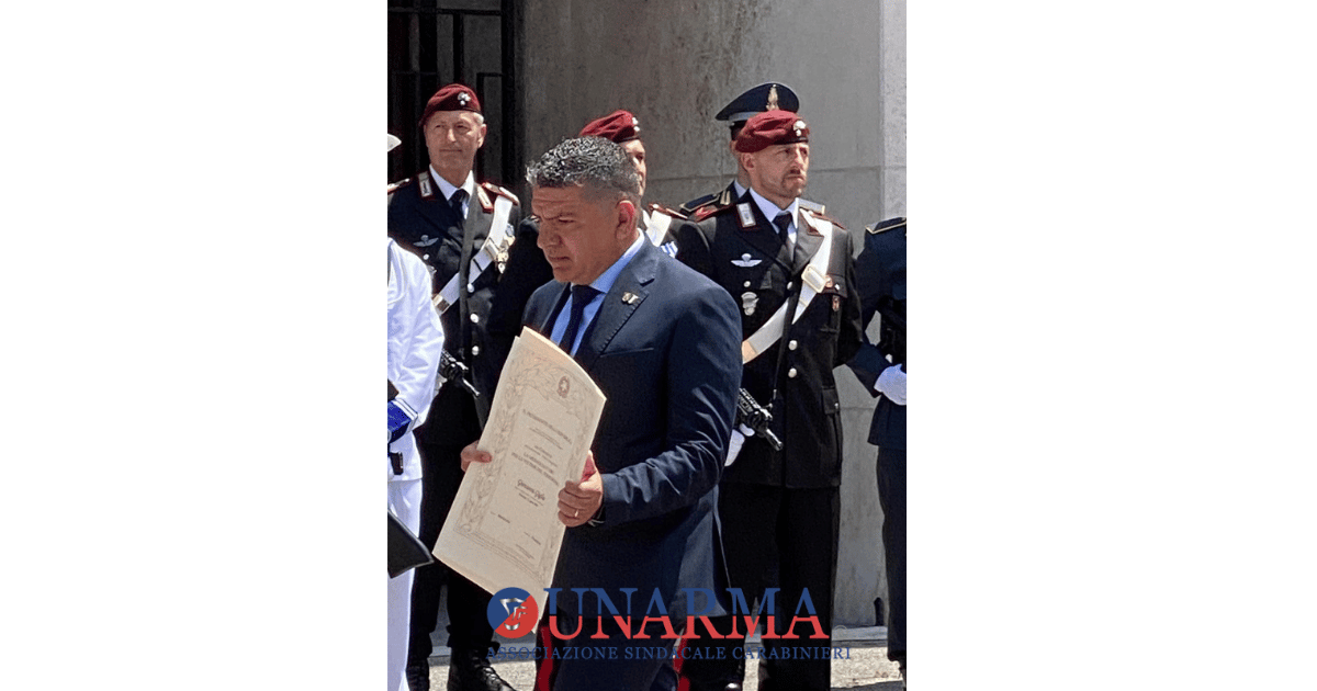 Medaglia d’oro per le vittime del terrorismo al Luogotenente C.S. Giovanni Giglio